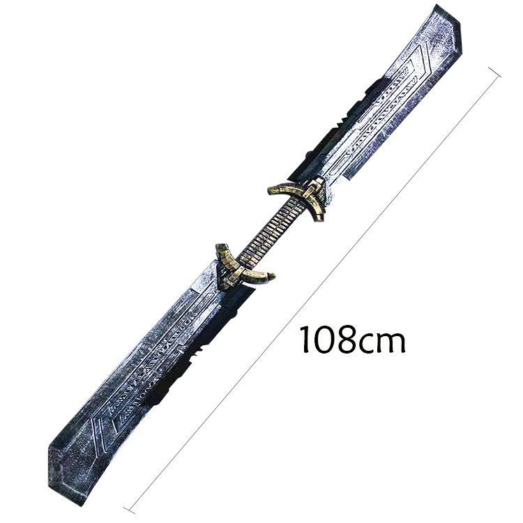 灭霸双刃刀武器模型毁灭之锤子复仇者联盟4雷神之锤1比1风暴战斧