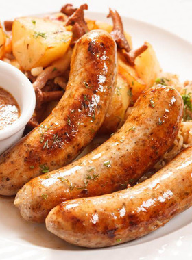 图林根早餐肠德国香草味德式西餐食材香肠柏斯图德发包邮