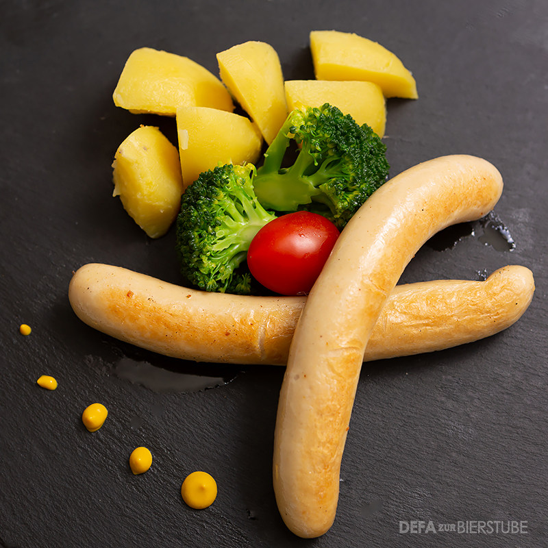 鸡肉烤肠 德国正宗德式 西餐食材 香肠火腿柏斯图德发直销包邮