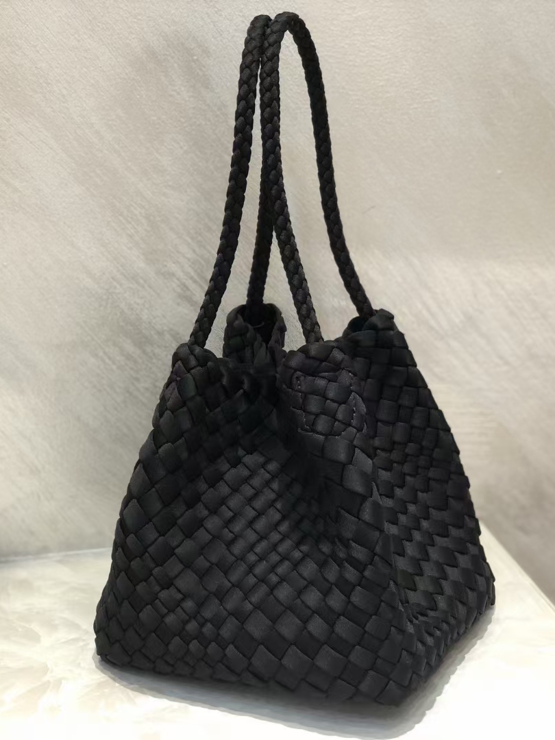 水桶包尼龙布手提包编织包小