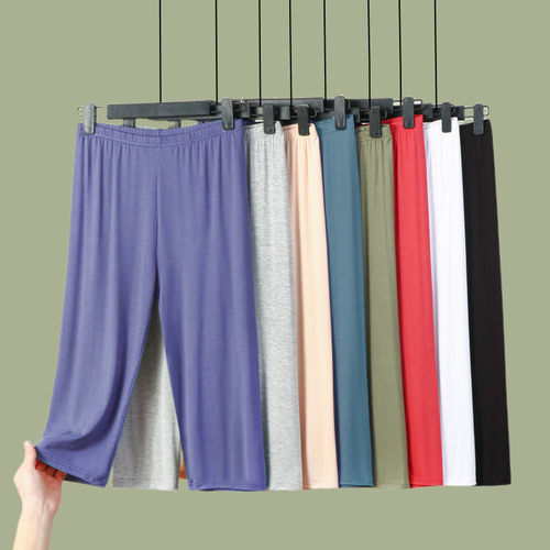 七分裤薄款莫代尔亲肤透气打底裤