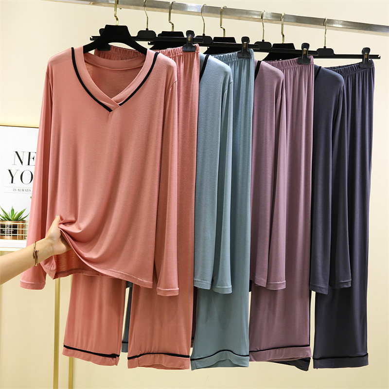 女莫代尔家居服套装睡衣