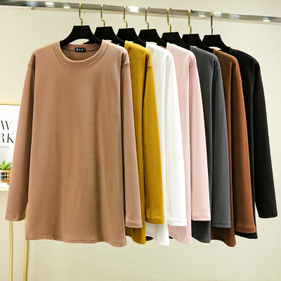 长袖韩版加厚中长款德绒女