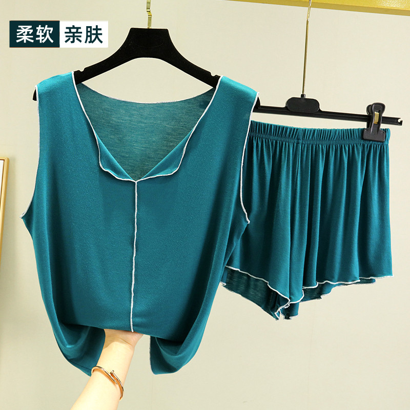女士莫代尔花边睡衣家居服