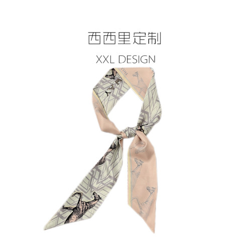 石原里美高级感绿色骏马ins丝巾