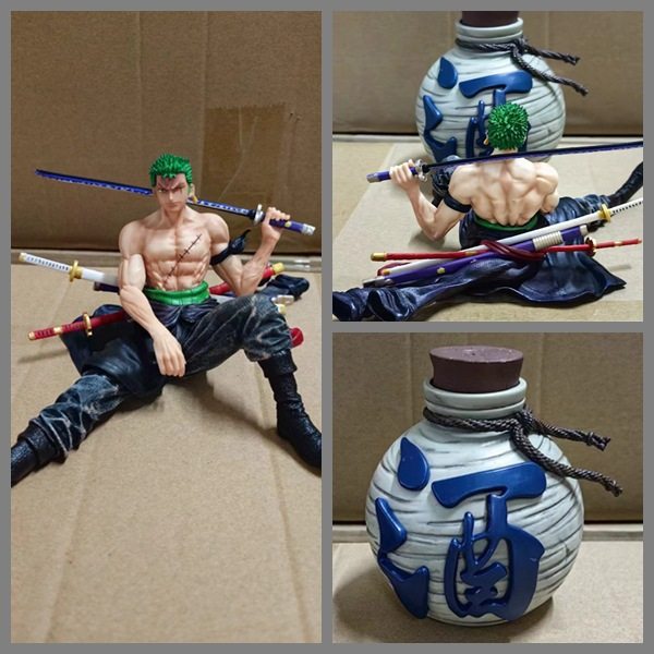 海贼王 GK 两年后 酒壶酒瓶 索隆 坐姿 剑豪 雕像 模型 盒装手办,模玩/动漫/周边/娃圈三坑/桌游,手办/手办景品,淘宝优惠券,粉丝福利购,淘宝优惠卷