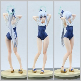 游戏周边 泳装 月雪宫子 月雪都子 二次元少女 模型摆件 盒装手办