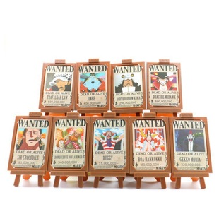 海贼王 航海王 9款海贼悬赏令 七武海 相框 摆件 桌面 盒装手办