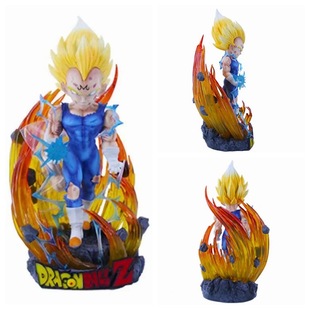 超级赛亚人 GK 战士 德音 第六弹 魔人 贝吉塔 雕像场景 盒装手办