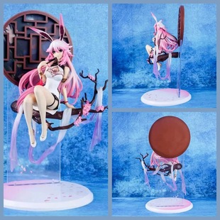 游戏周边 巫女 八重樱 八重桜 二次元 美少女 雕像 模型 盒装手办