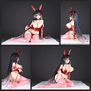 游戏周边 碧蓝航线 坐姿 大凤 插画版 兔女郎 二次元少女盒装手办