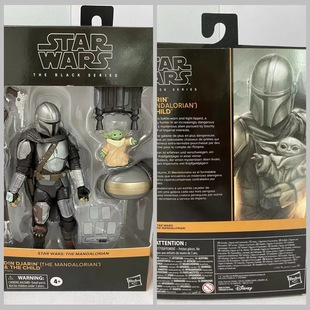 星球大战 尤达宝宝 6寸 曼达洛人 丁贾林 关节可动 模型手办 盒装