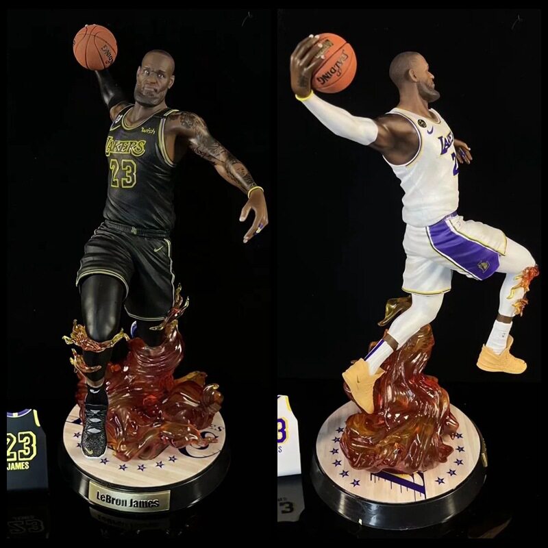 篮球明星 NBA 湖人队 国王 詹姆斯 天选之子 GK雕像模型 盒装手办