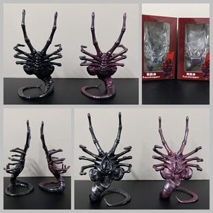 电影周边 异形 抱脸虫 夺命舰 手机支架桌面潮玩模型摆件盒装手办