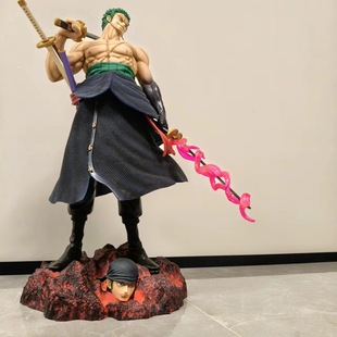 海贼王索隆手办超大扛刀索隆手办二次元动漫手办模型桌面摆件