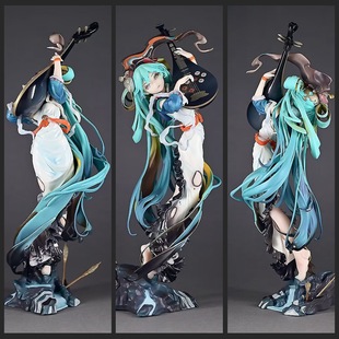 初音 十面埋伏 国风琵琶 虚拟歌姬 GK 机箱少女模型摆件 盒装手办