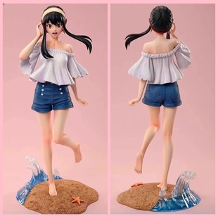 间谍过家家 GK 约尔 福杰 沙滩约尔 场景 雕像模型 摆件 盒装手办