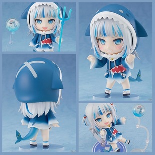 hololive Q版粘土人 1688# 噶呜·古拉 鲨鱼妹 可动换脸 盒装手办