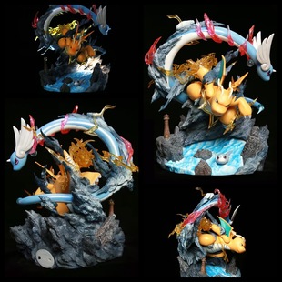 宠物小精灵 快龙全家桶 GX进化 迷你龙 哈克龙 快龙家族 盒装手办