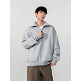 3无影墙430克重磅cleanfit半拉链立领卫衣1713-HWH07-P68-控108，男装卫衣，星座514A（原614）