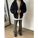 秋冬新款1重磅680克双拉链连帽毛呢短款外套夹克1713-WY09-P108，男装夹克，星座514A（原614）
