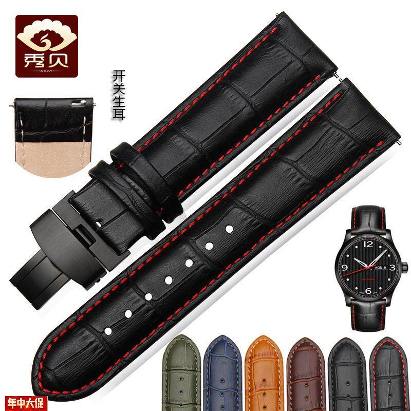 原装手表带代用泰格豪雅表带豪雅竞潜表带卡莱拉2022真皮表带