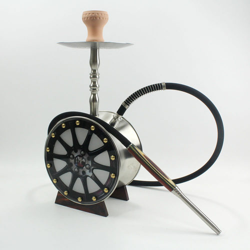 HOOKAH轮造型单管水烟壶大烟雾