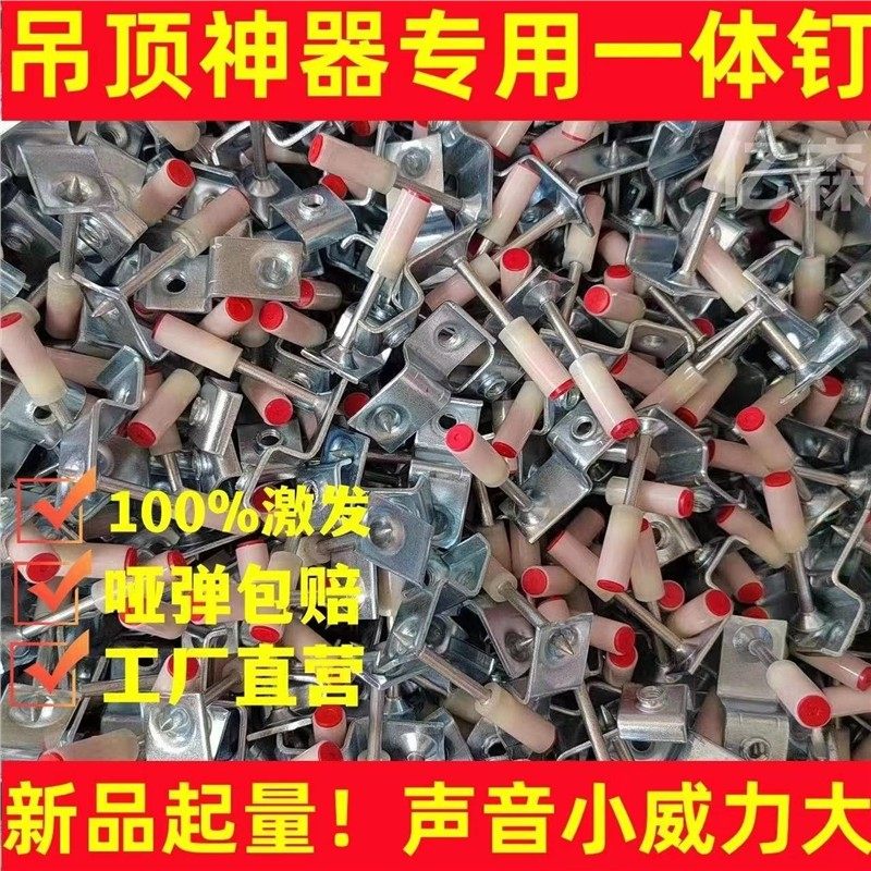吊顶钉迷你一体钉一整箱1000只南山固定器配件打钉枪万能新款