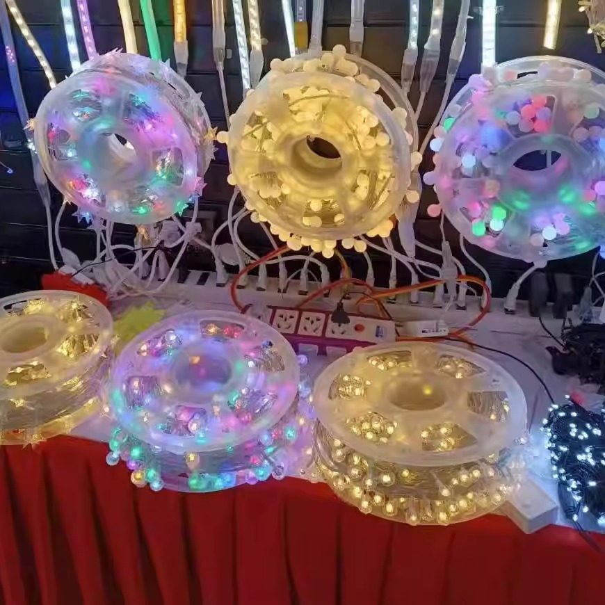 led灯串灯串圆球气泡球串灯星星