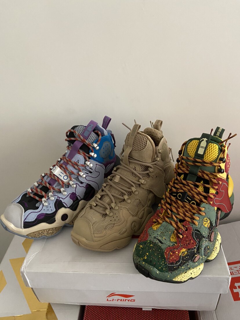 中国李宁纽约时装周走秀同款2020新款重燃ace高低low男女 agbp091