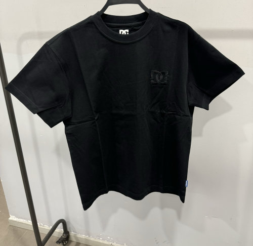 DC Shoes 纯色字母Logo休闲百搭圆领短袖T恤 男女同款DC232U0005