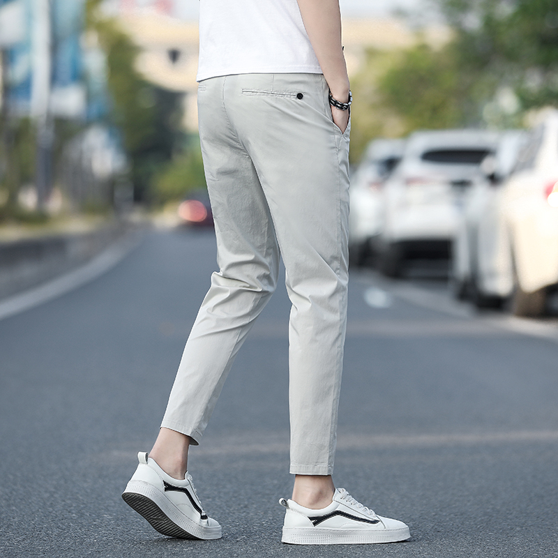 夏季九分裤休闲百搭薄款
