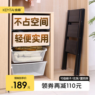 Кен Тай тонкий домой лестница комнатный многофункциональный сложить лестница утолщённый алюминиевый сплав елочка лестница протяжение лестница лестница