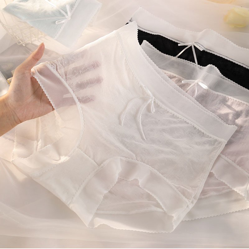 大码200斤可穿高腰冰丝内裤女