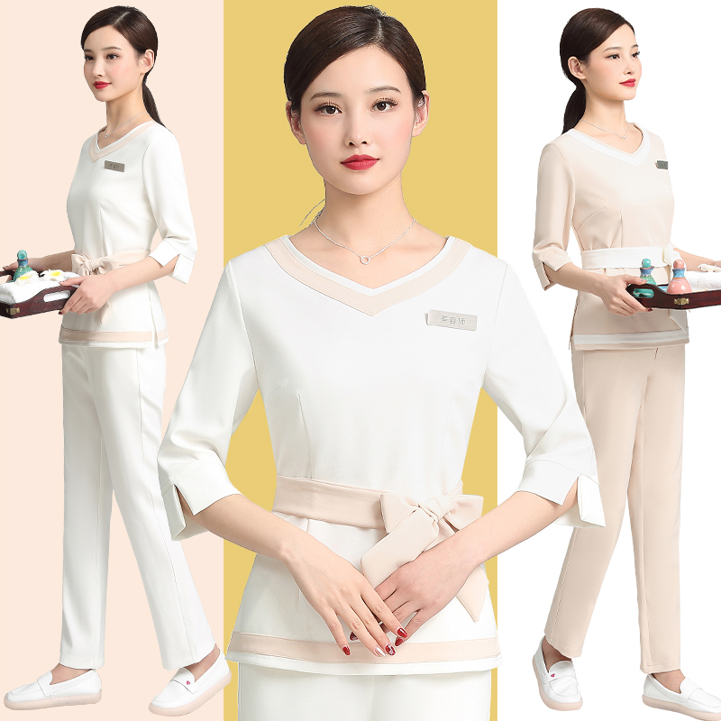 韩国医美皮肤管理师工作服美容院