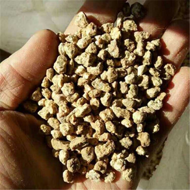 厂家供应 黄金麦饭石多肉植物铺面 花盆栽种营养土颗粒土净水过滤