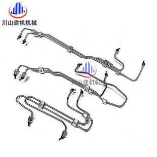 柴油泵油管 E3406油管 喷油器嘴高压油管配件 E375N 挖掘机E345B