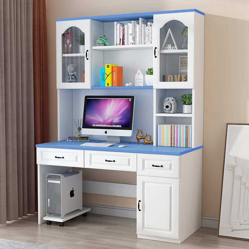 实木书桌书架组合一体桌 电脑桌台式桌家用桌子儿童卧室学习桌,鲜花速递/花卉仿真/绿植园艺,割草机/草坪机,淘宝优惠券,粉丝福利购,淘宝优惠卷
