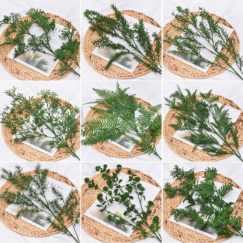 仿真绿植婚庆造景吊顶引路家居摆设商场橱窗宴会背景植物墙装饰