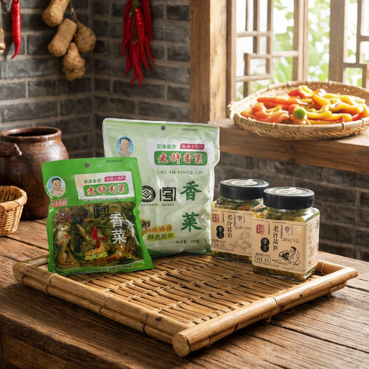 荻港老许香菜繁昌特产纯手工酱腌菜青菜梗下饭菜拌粥汤嫩甜辣新鲜,水产肉类/新鲜蔬果/熟食,腌制/榨菜/泡菜,淘宝优惠券,粉丝福利购,淘宝优惠卷