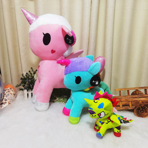 正版tokidoki盲盒毛绒玩具公仔