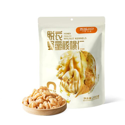 西域小白脱衣蜂蜜核桃仁低温烘烤好吃健康办公室零食独立小包装