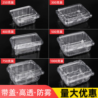 一次性水果网红包装盒超市现切拼盘透明有盖打包盒果蔬蛋糕塑料盒