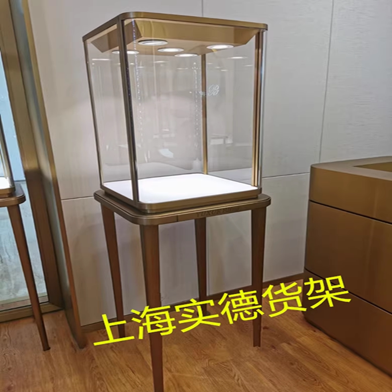 定制高档珠宝柜黄金玉器柜台展示柜不锈钢陈列柜奢侈品钻石展示柜