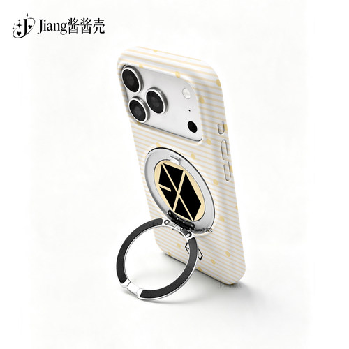 EXO波点旋转支架手机壳