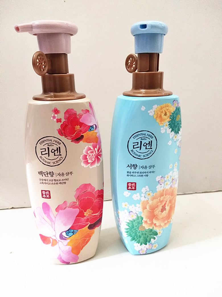 包邮韩国进口正品LG ReEn 白檀香瑞香睿焉丽恩花香洗发水护发素