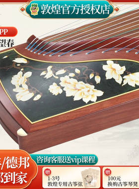 敦煌牌敦煌古筝琴专业演奏考级694KK/DQ/LC/PP/RR蕉窗夜雨特氏古