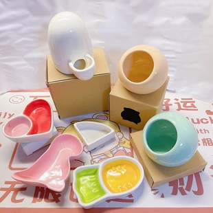 8玖-鹦鹉陶瓷保温箱学吃食盆水壶食碗食盒牡丹虎皮玄凤仓鼠用品