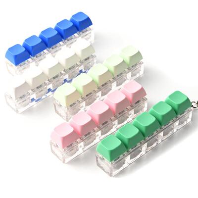 keyboard fidget toy clicker按键捏捏乐小挂件解压玩具