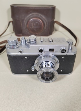 怀旧古董1957年苏联老相机卓尔基C机械胶片135胶卷相胶片相机收藏